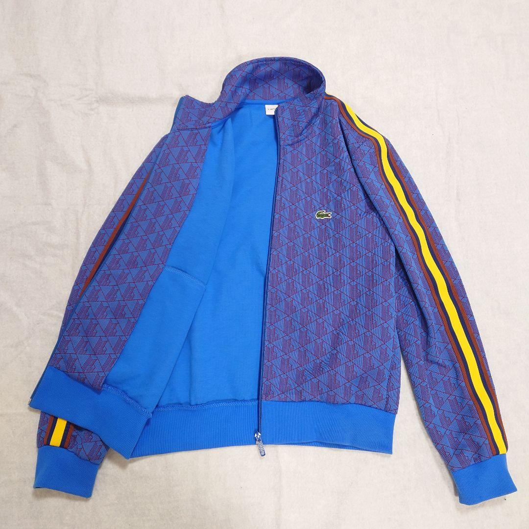 ラコステ　モノグラムジャカードトラックジャケット　M