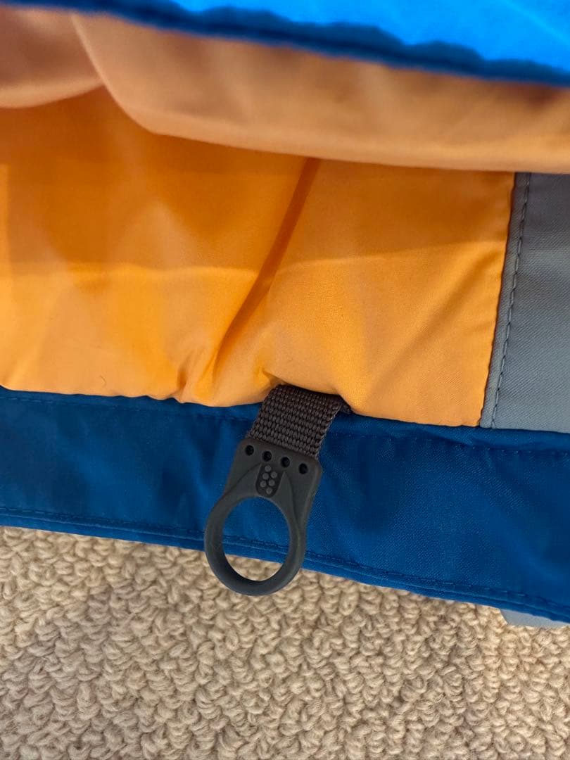 パタゴニア キッズパウダータウンスキージャケット Lサイズ 青/灰色