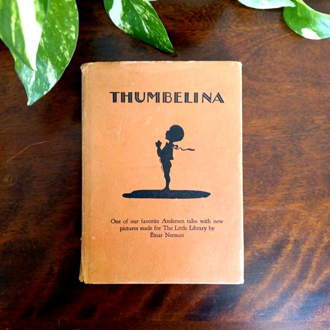 洋書古書　希少　Nerman ネイマン　おやゆび姫アンデルセン　ヴィンテージ