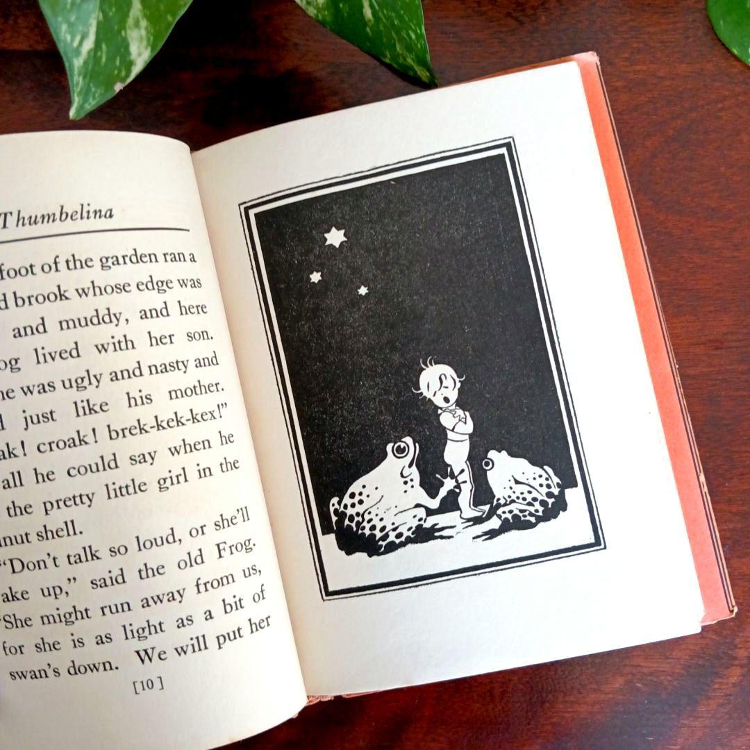 洋書古書　希少　Nerman ネイマン　おやゆび姫アンデルセン　ヴィンテージ