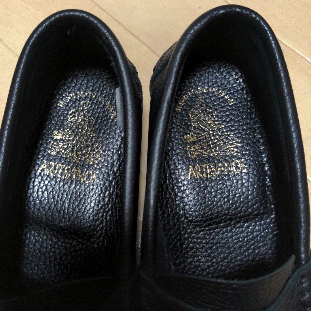 アルテサノス ARTESANOS ローファー ローファー 38 シボ