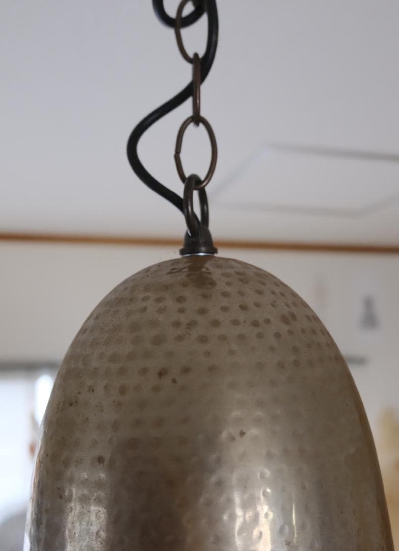 ヴィンテージアイアンランプシェード iron paint 【70bにて購入】