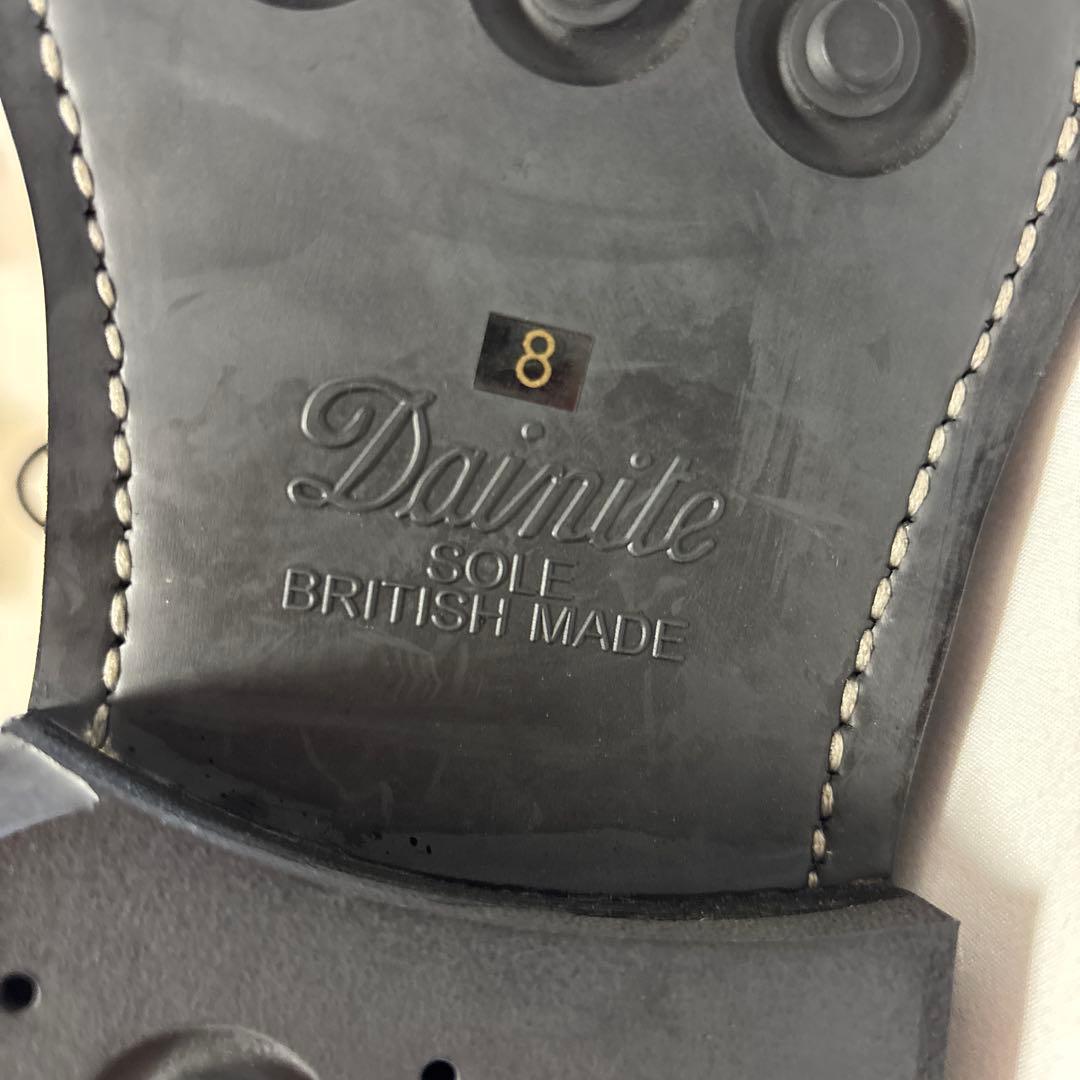 ノーブランド　メンズ　ウイングチップ　ブーツ　ブラック