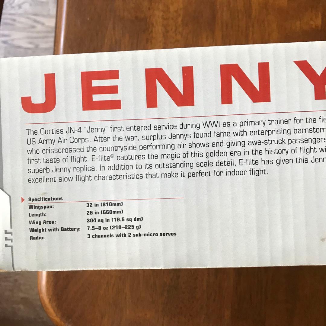 【希少❗️】JN-4 バイプレーン セミスケール　電動ラジコン飛行機キット