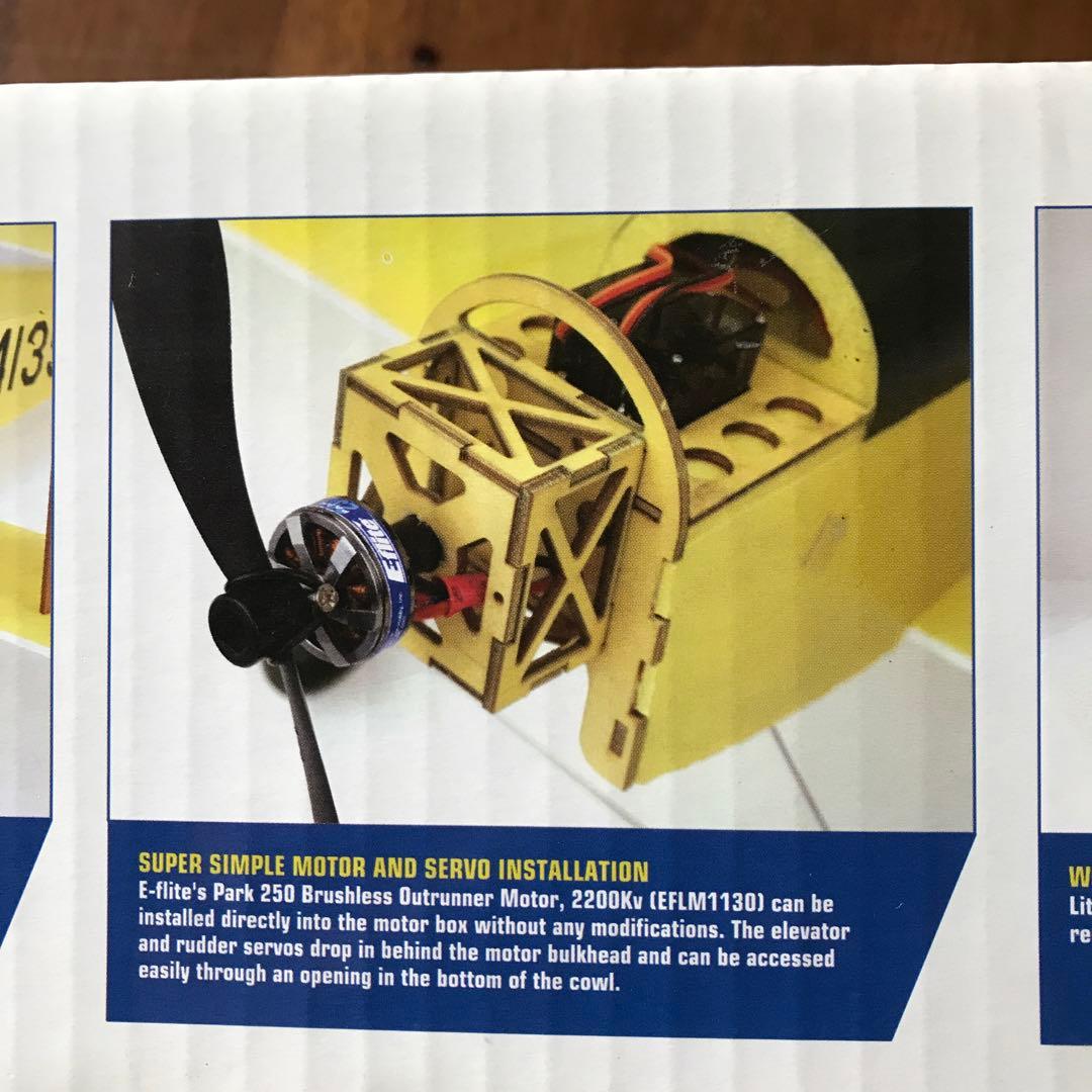 【希少❗️】JN-4 バイプレーン セミスケール　電動ラジコン飛行機キット