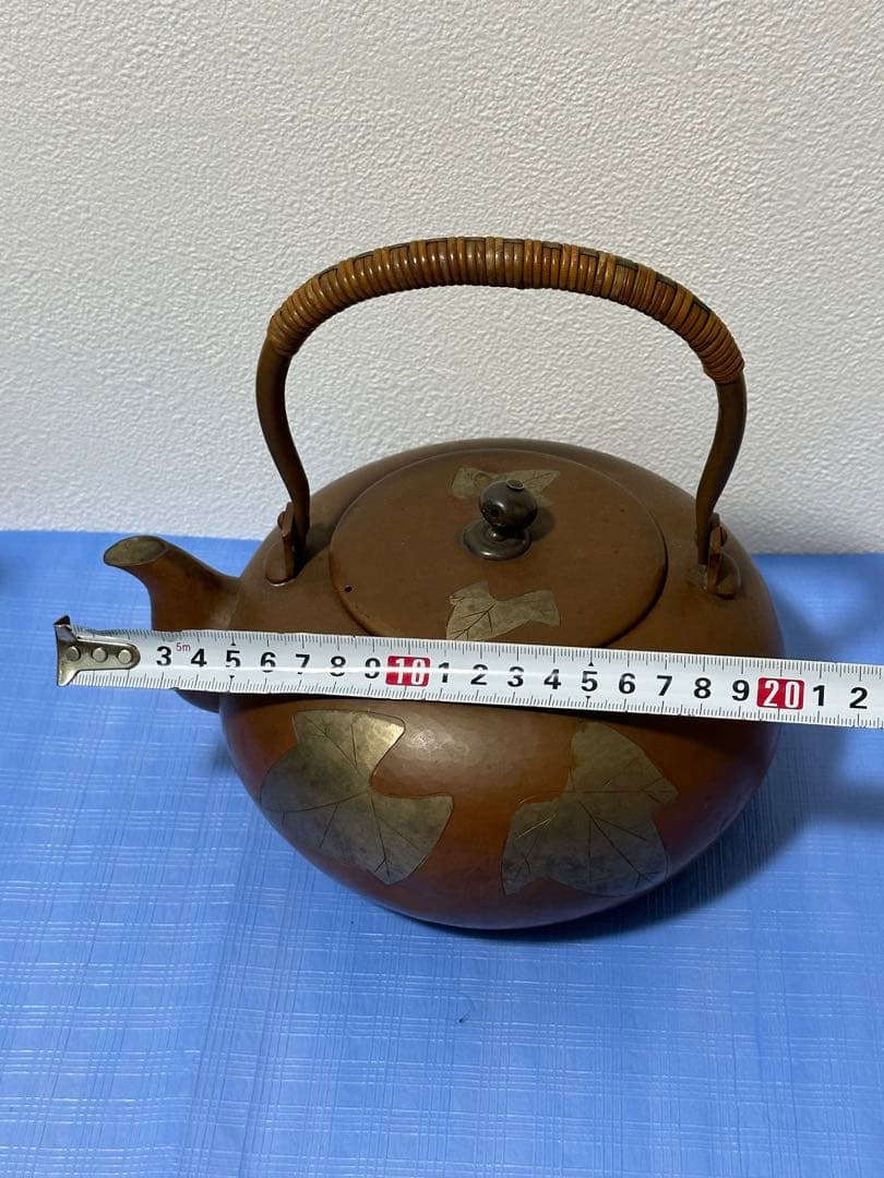 玉川堂製やかん 銅製 茶器煎茶道具　玉川堂　銅器　 やかん　茶器　水注　銅製