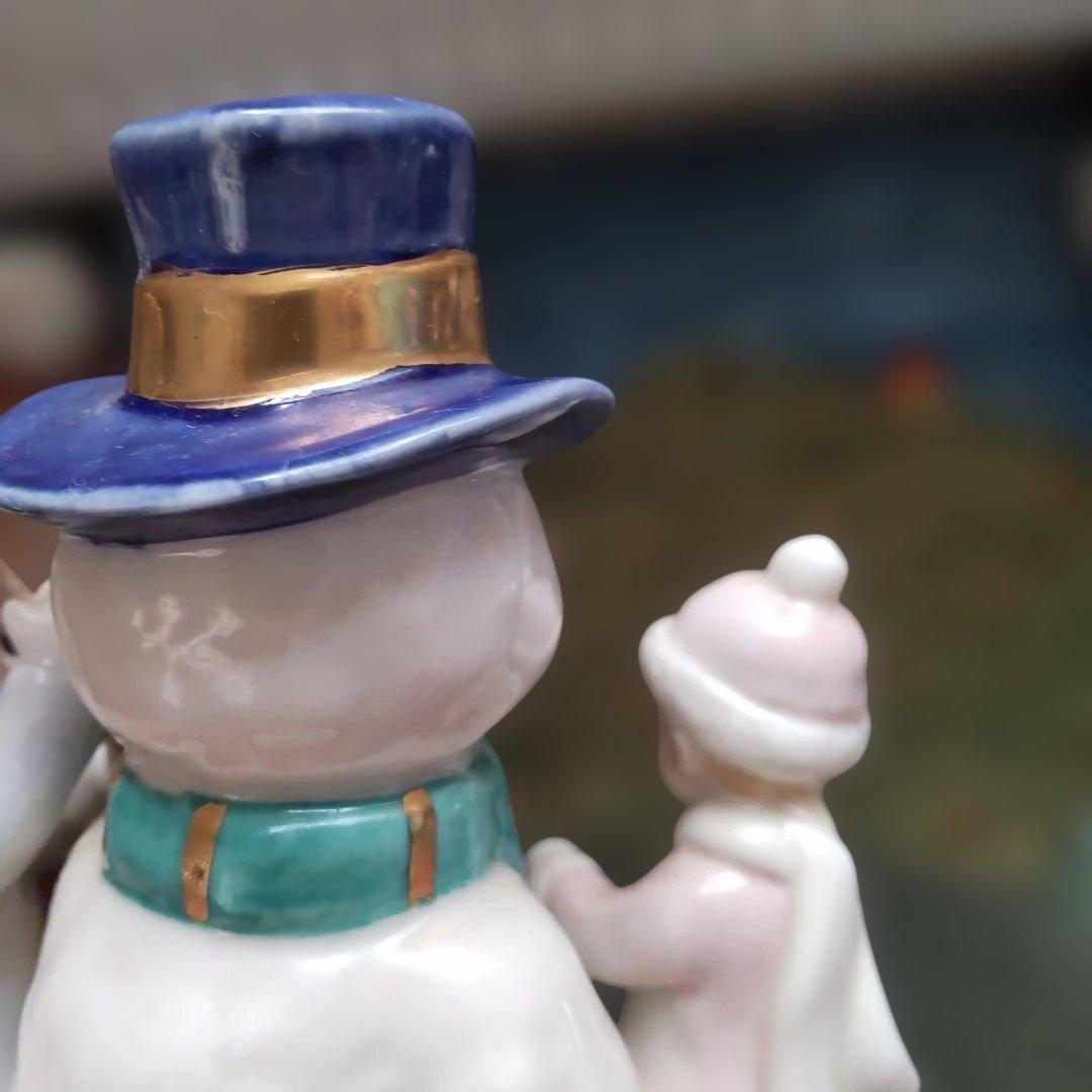 ロイヤルコペンハーゲン　クララとペーターと雪だるま　フィギュリン