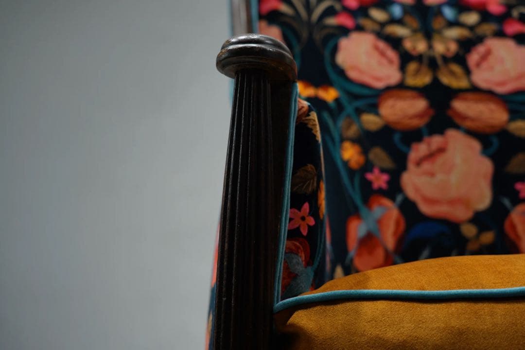 アールデコ様式　ソファ　フランス　アンティーク　1人掛椅子　チェア