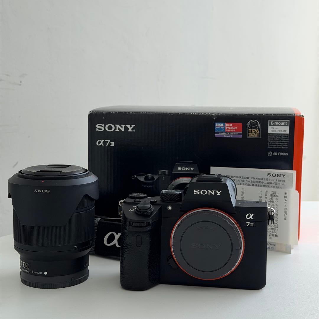 【美品】SONYデジタル一眼カメラα7 III レンズキット ILCE-7M3K