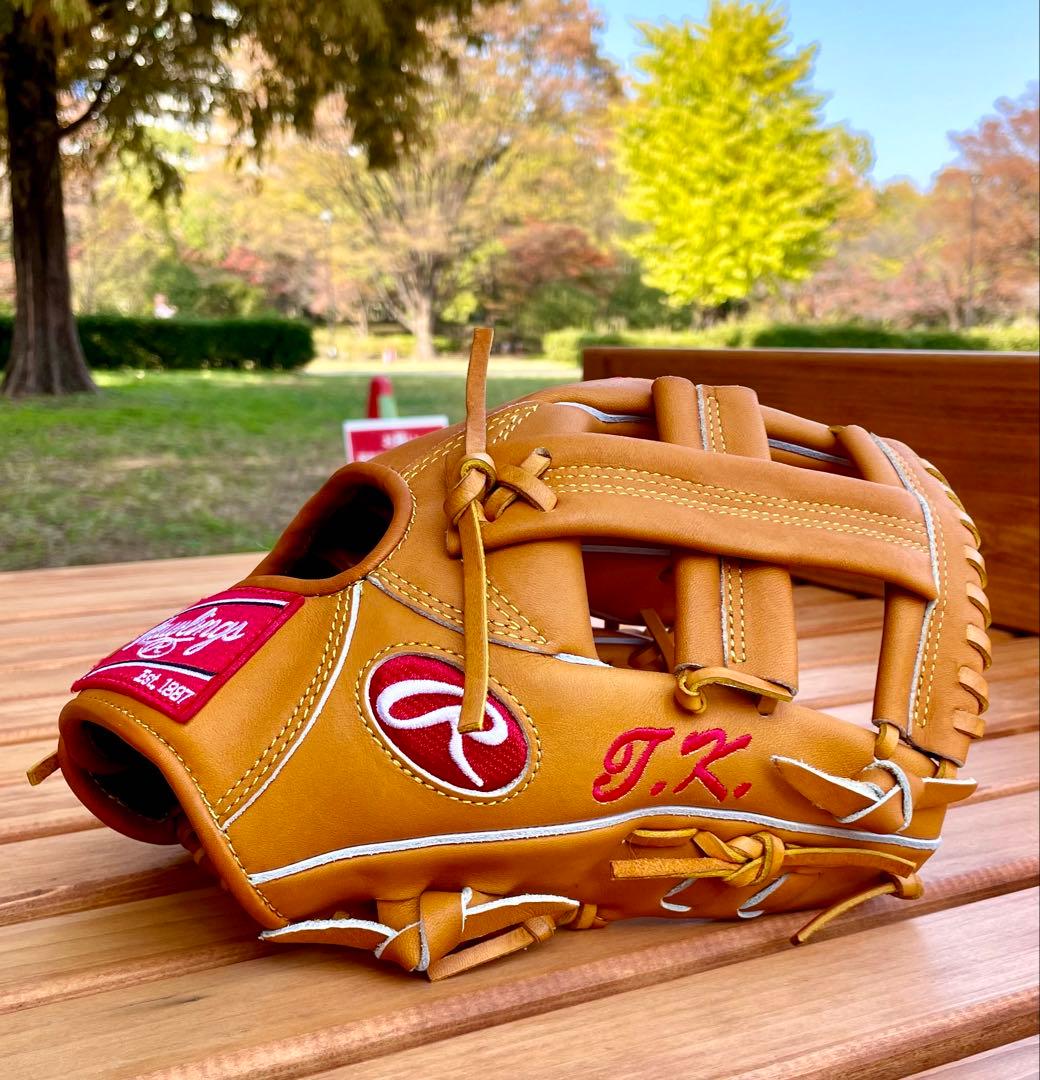 rawlings tt2 イニシャル刺繍あり、オーダー硬式未使用品