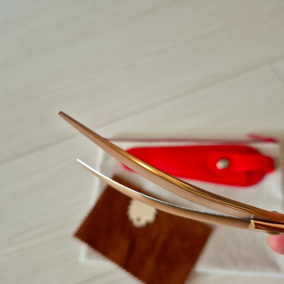 新品★フェニーチェ カーブシザー★ギザ刄 トリミングシザー6.5インチ