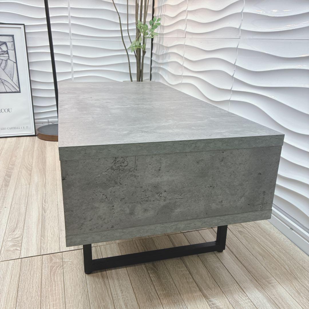 ◇大阪府 神戸市 配達料無料！◇ローテーブル◇センターテーブル◇コンクリート調◇