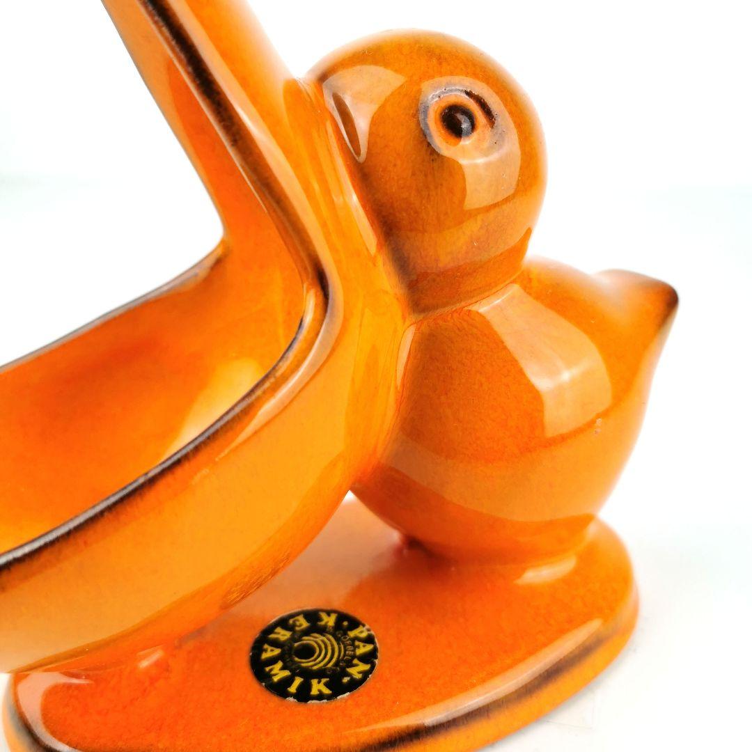 【西ドイツ製 Fatlava 】PAN KERAMIK ペリカン オレンジ