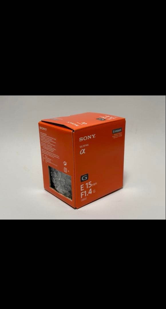 レンズ(単焦点) SONY E 15mm F1.4 G SEL15F14G