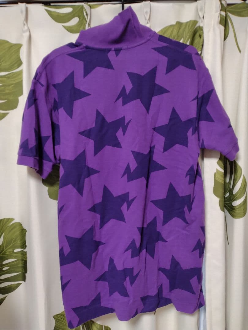 希少A BATHING APE 星柄ポロシャツ Lサイズスター