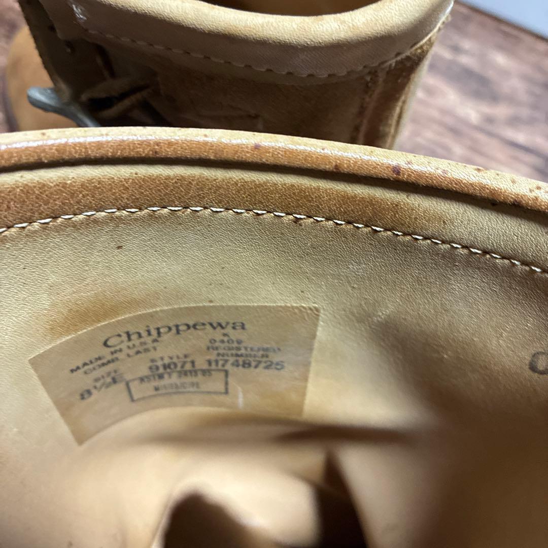 チペワ　エンジニアブーツ　ラフアウト　8.2/1 26.5〜27