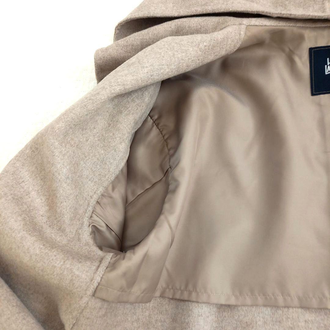 ロクさま スローブイエナ ハミルトンダブルフェイスフードコート ウールリバー