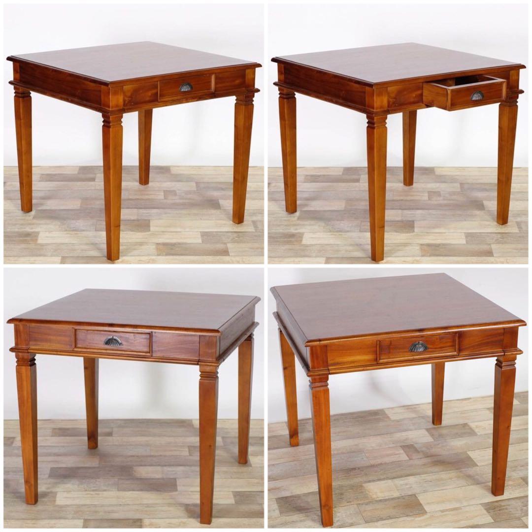 G 新品 アジアン ダイニングテーブル S カフェ カントリー 机 アンティーク