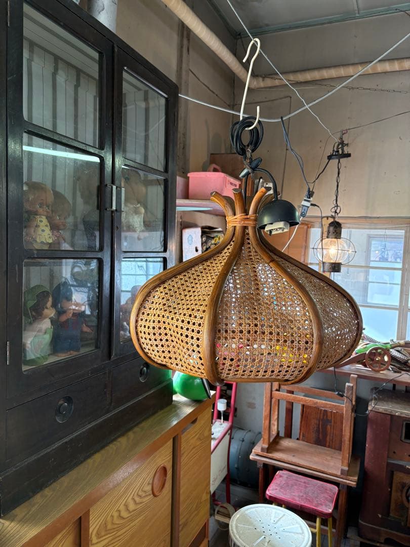 mik　ペンダントライト　吊り下げ照明　ラタン　モダン　ラタン照明