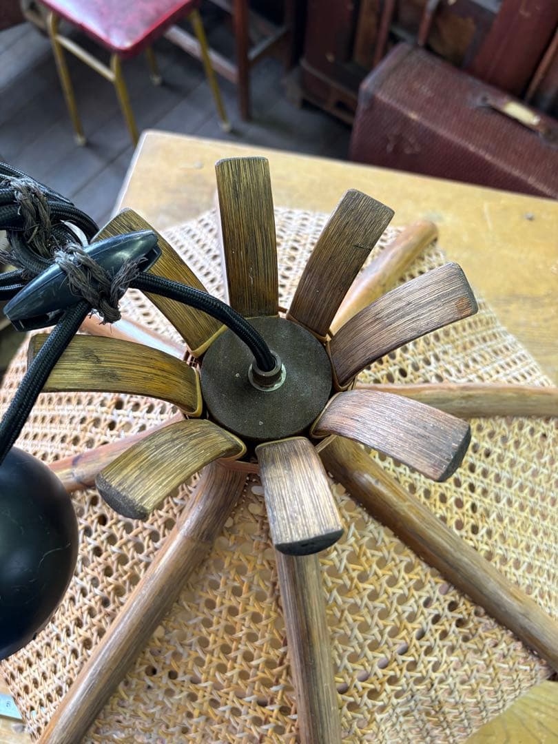 mik　ペンダントライト　吊り下げ照明　ラタン　モダン　ラタン照明