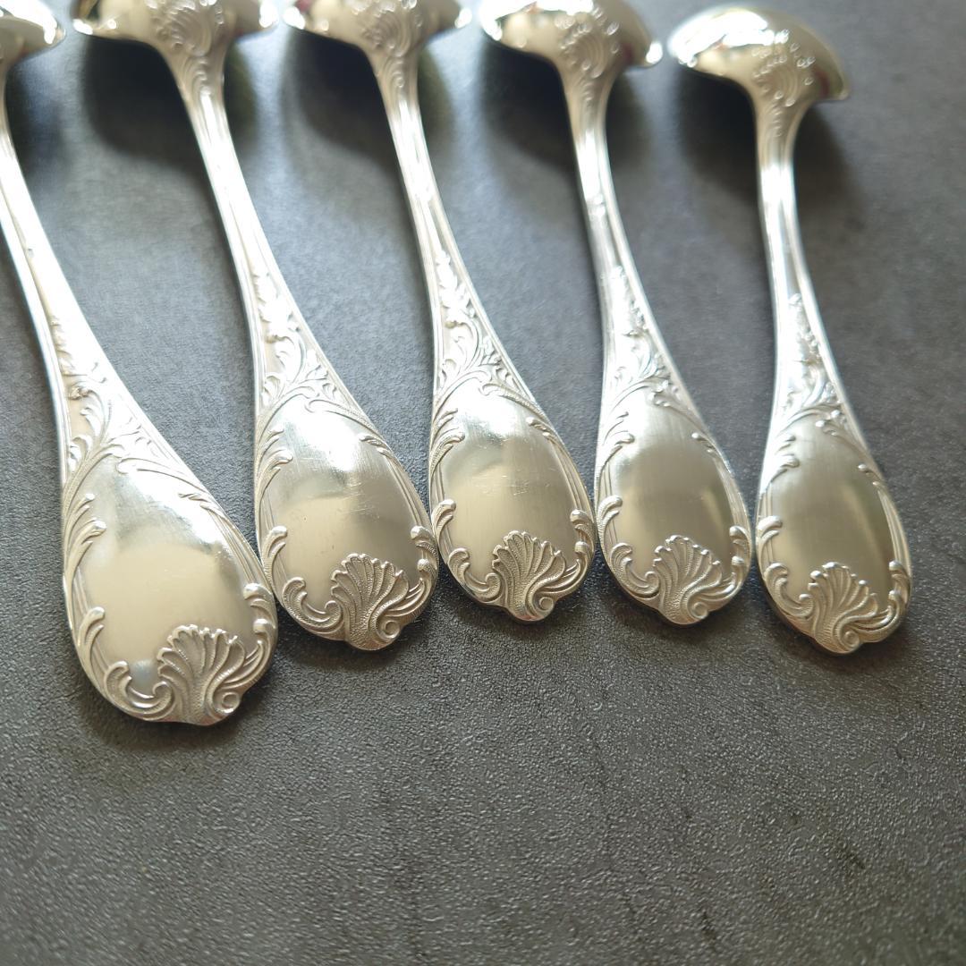 希少 クリストフル マルリー デザートスプーン 5点