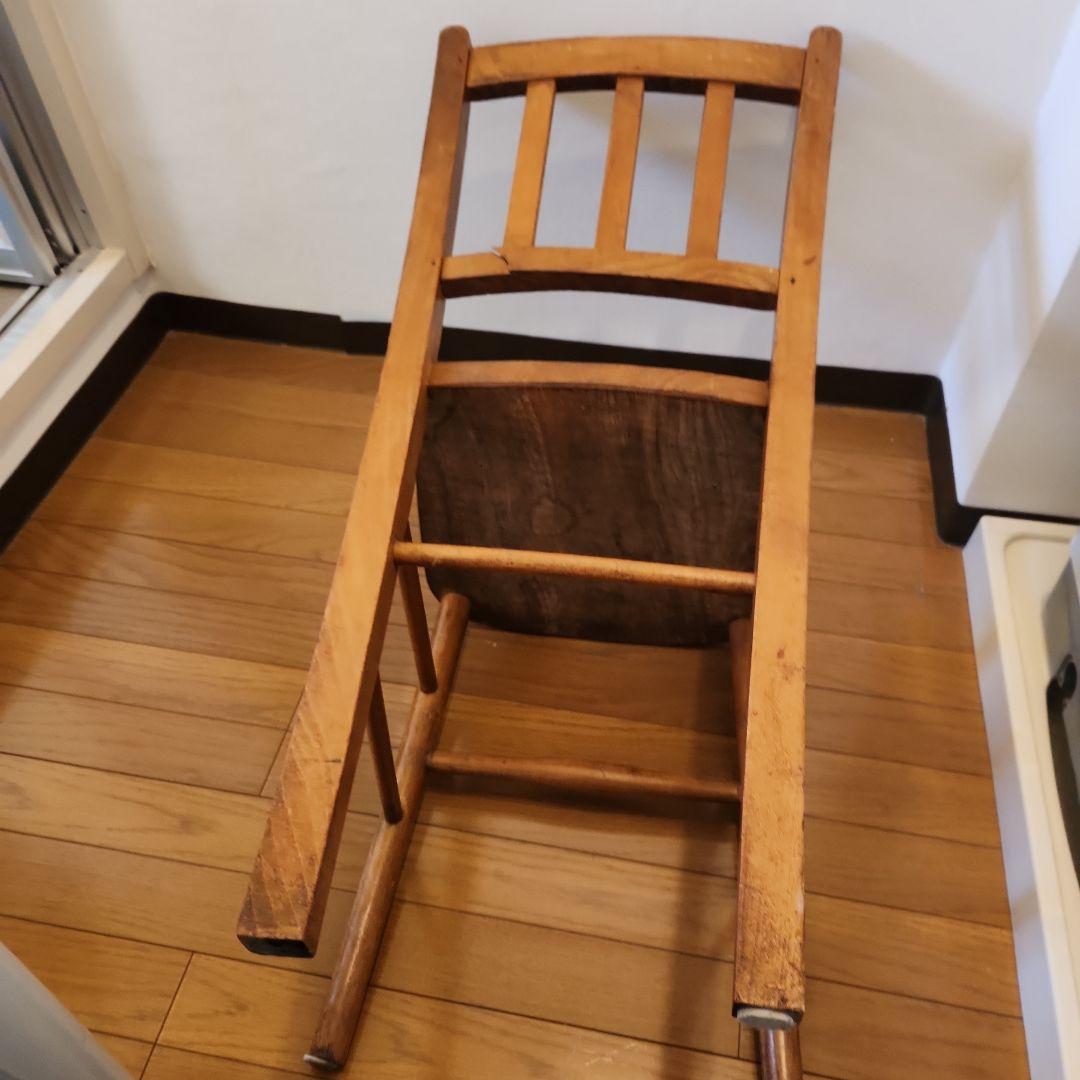 アンティーク木製チェア ブラウン