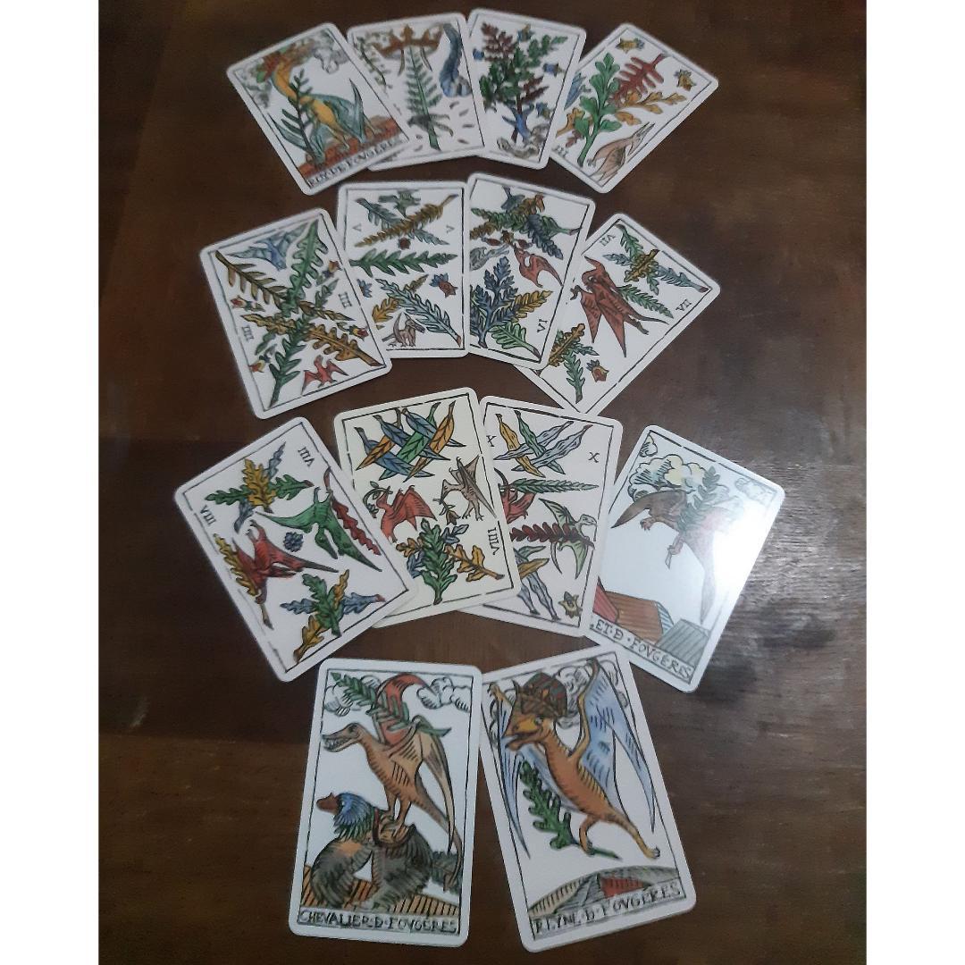 【正規品タロットカード】超貴重デッキ✨入手困難品✨マルセイユ版初の恐竜タロット