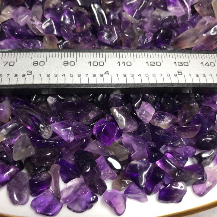 500★特選NEW★愛の守護石♡濃色カラー【良質アメジスト『紫水晶』さざれ】❤