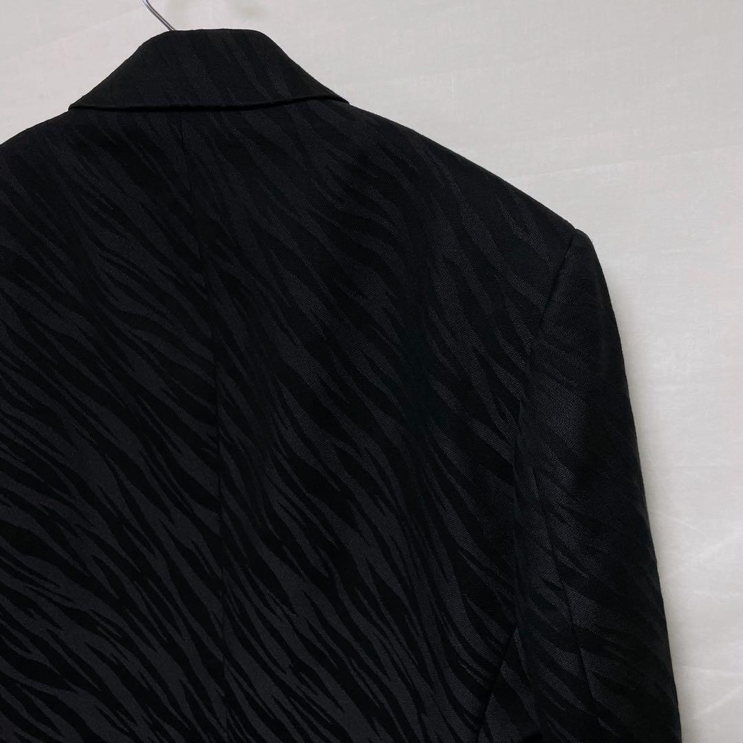 5351 Pour Les Hommes セットアップスーツ ゼブラ柄 上下 黒