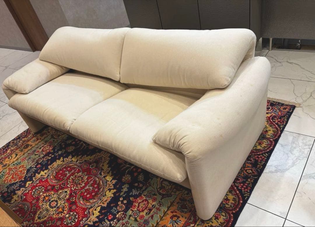 カッシーナ マラルンガ Cassina 2人掛けワイドソファ