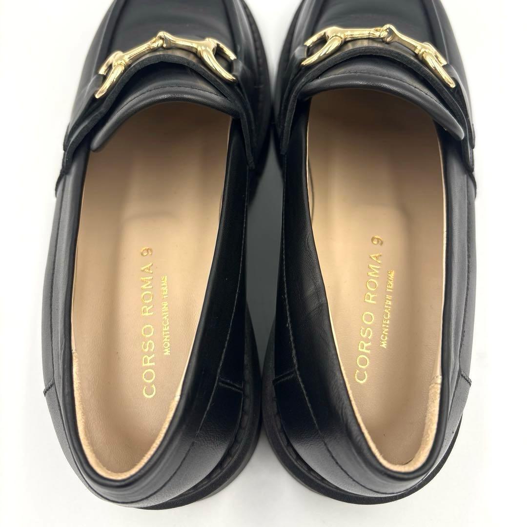 ✨美品✨コルソローマノーヴェ ビットローファー【36】23cm ブラック