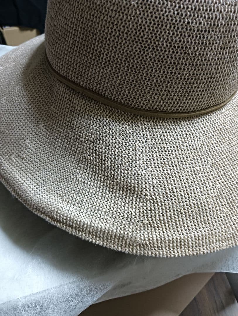 サンバリア100　リネンサーモハット　遮光100％