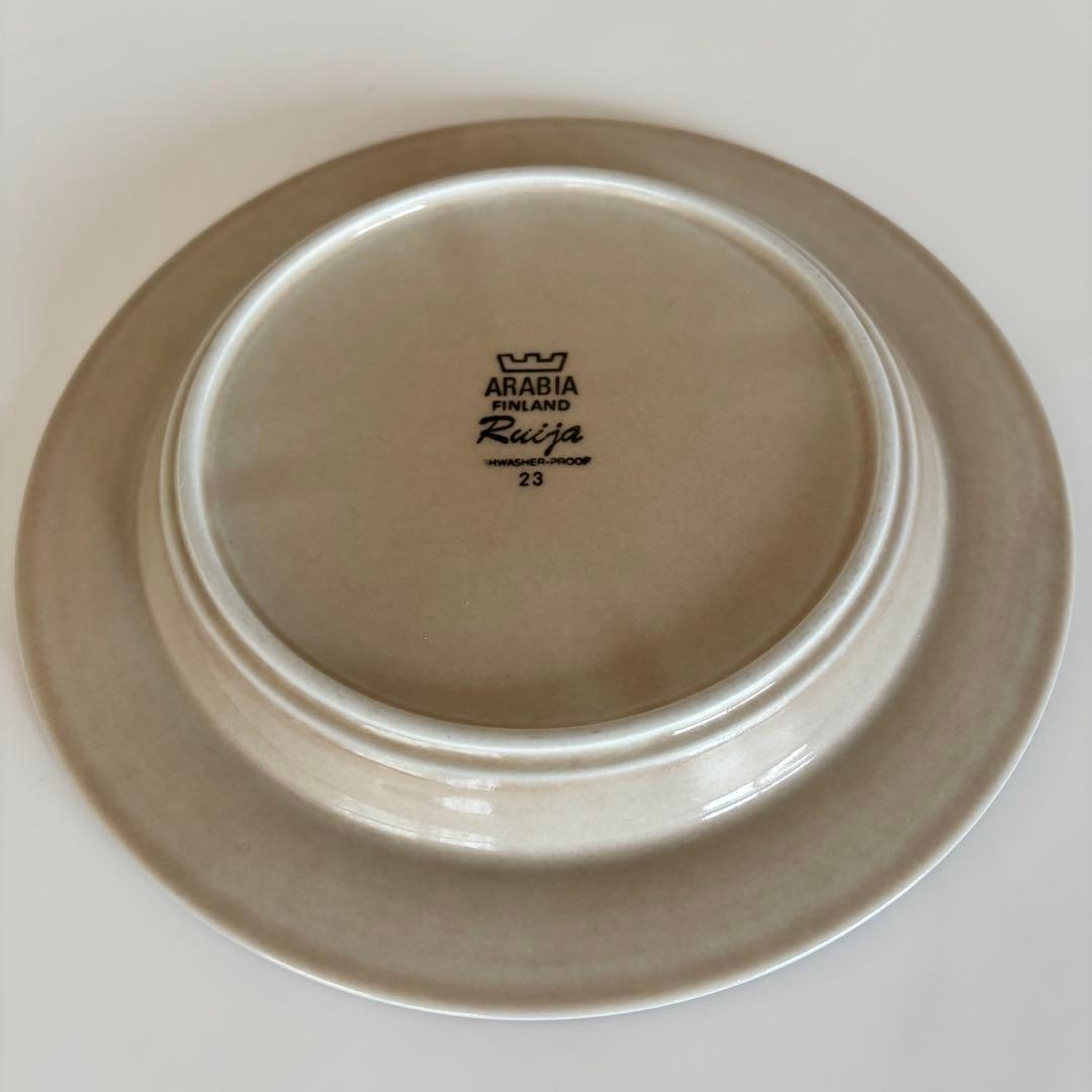 【美品】Arabia Ruija デザートプレート 20cm 4枚セット