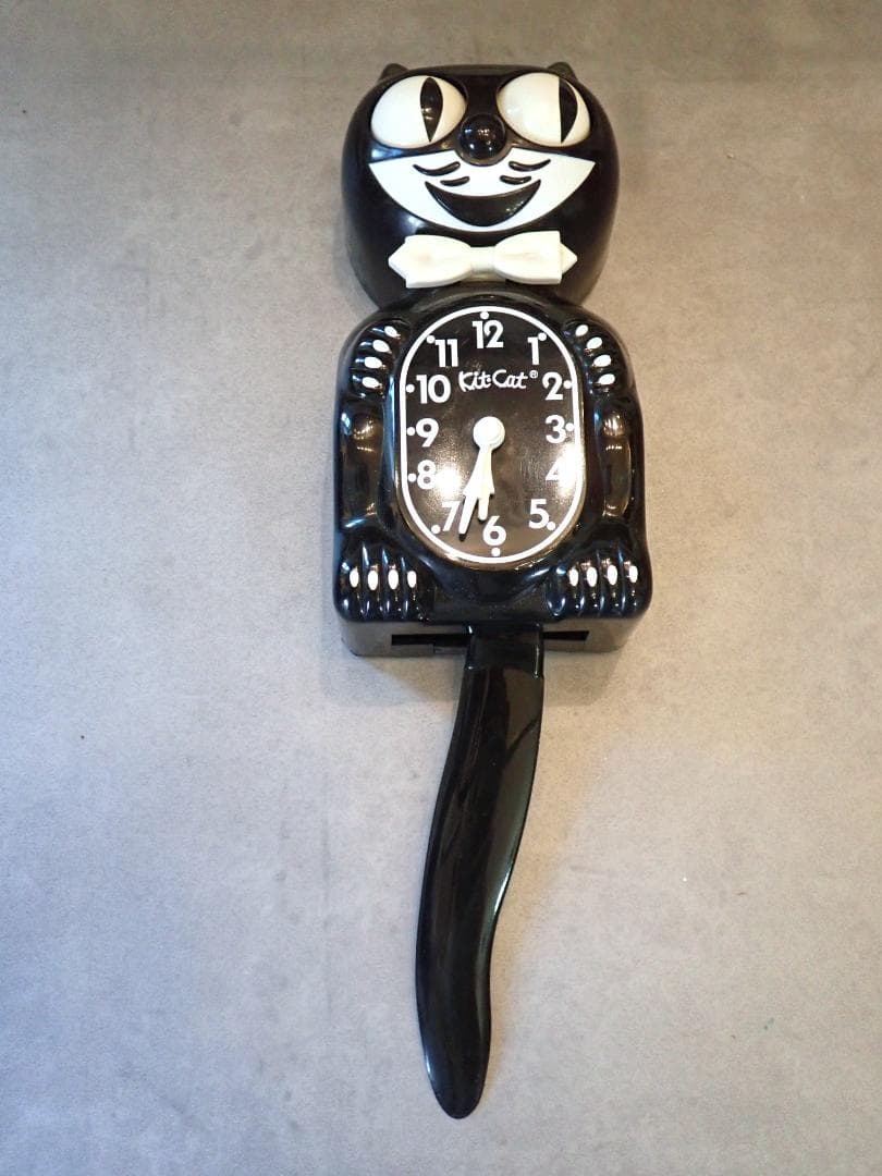 kit cat clock ビンテージ壁掛け時計(ジャンク品)キャット&ドック