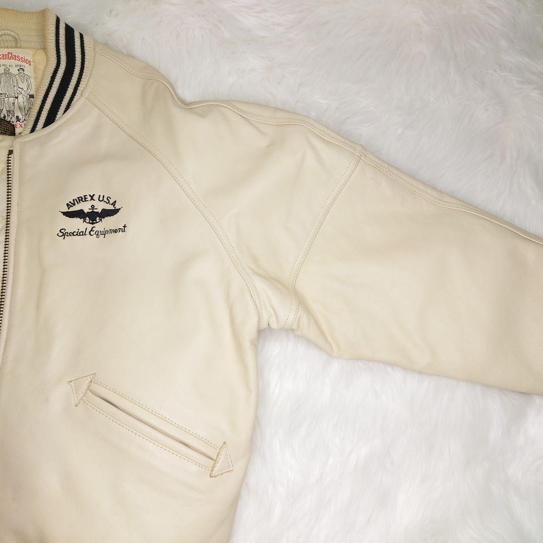 【希少】AVIREX 革製スタジャン