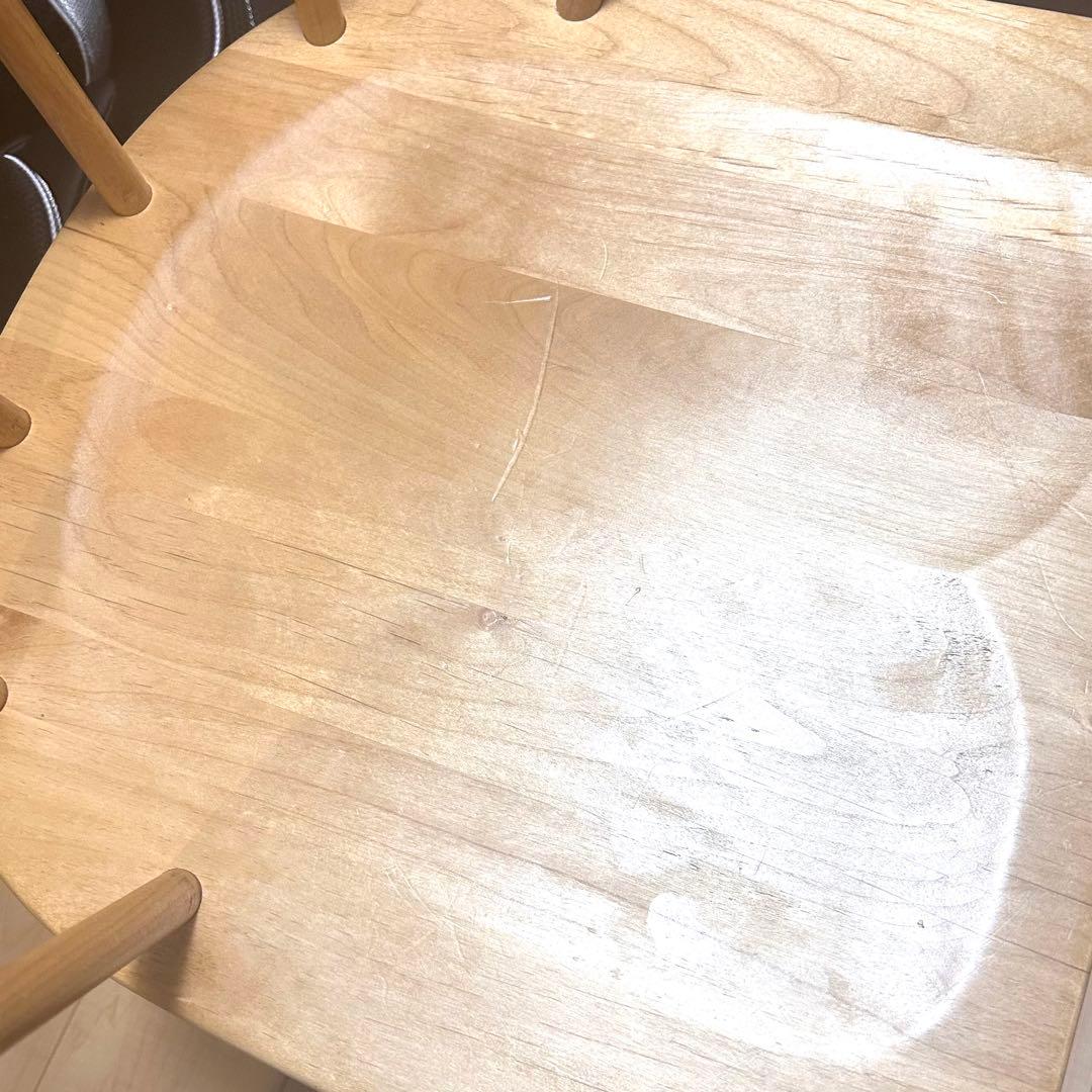 【送料無料】MUJI 無印良品 オークアームチェア・丸脚　ダイニングチェア