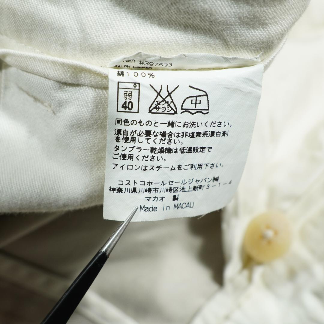 90s マカオ製 ポロチノ POLO ラルフローレン ANDREW PANT