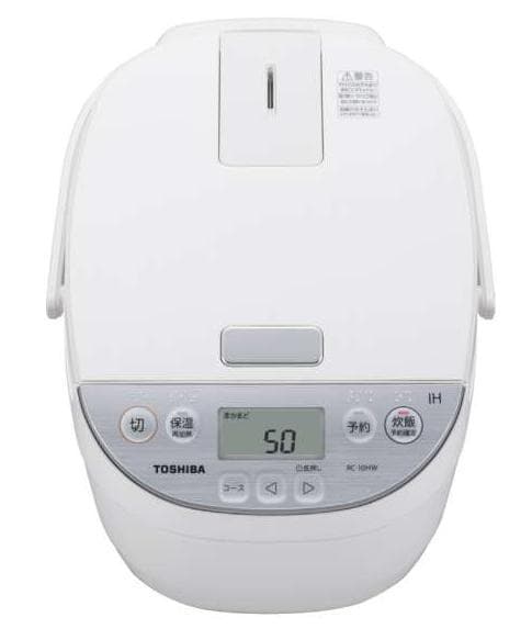 東芝TOSHIBA IH ジャー炊飯器 ホワイ5.5合炊き 新品 RC-10HW