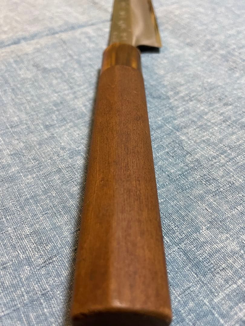 堺　泉州源菊虎　極上本鍛錬　水牛柄　尺　柳刃包丁　28センチ　ヴィンテージ