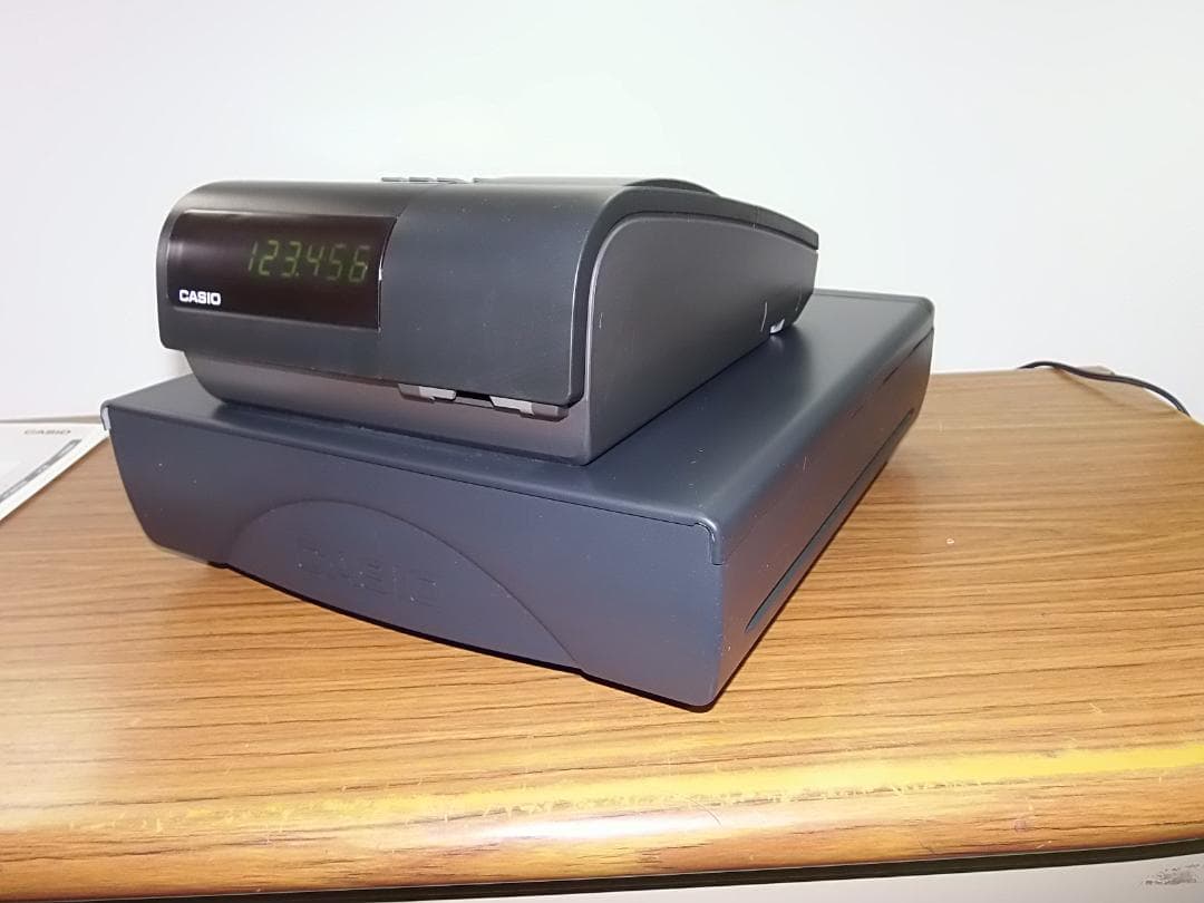 ケーブル付すぐ使える店名設定無料te-300カシオ１０部門レジスター250329