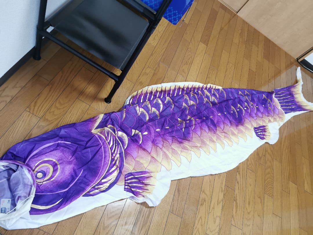 東洋紡　鯉のぼり4色 錦鯉センチュリー 黒 赤 青 紫