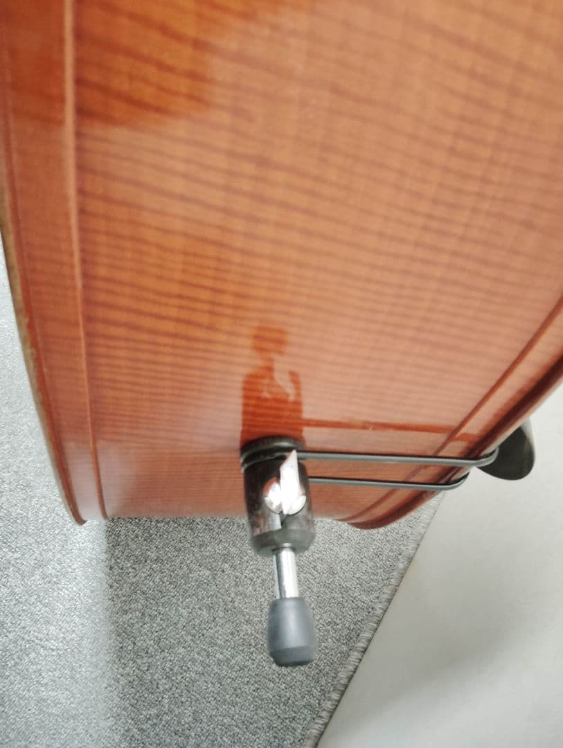 コントラバス ウッドベース スズキ ケース付 表単板 エヴァピラッツィ弦