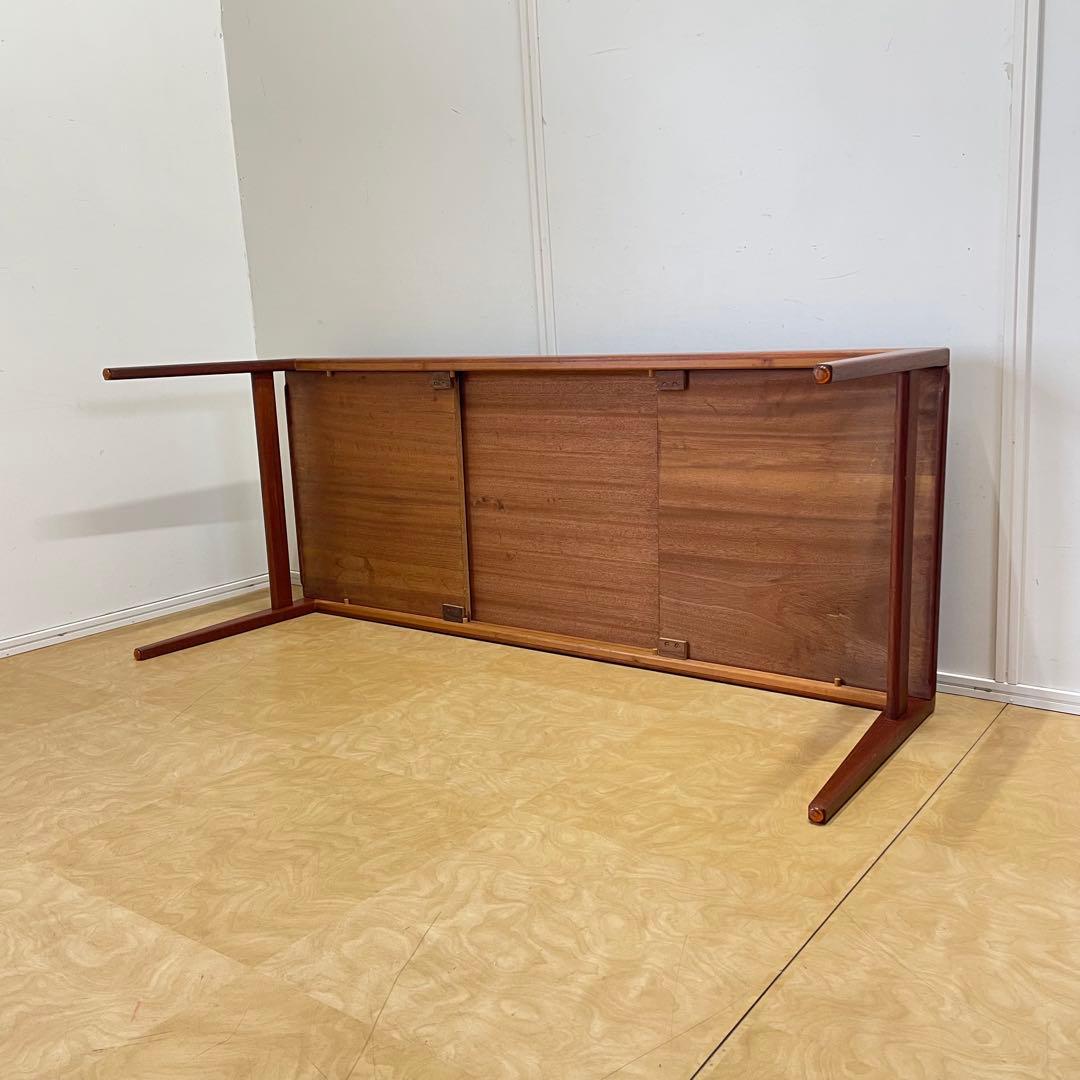 デンマーク チーク材 伸長式テーブル バタフライテーブル 北欧 ビンテージ