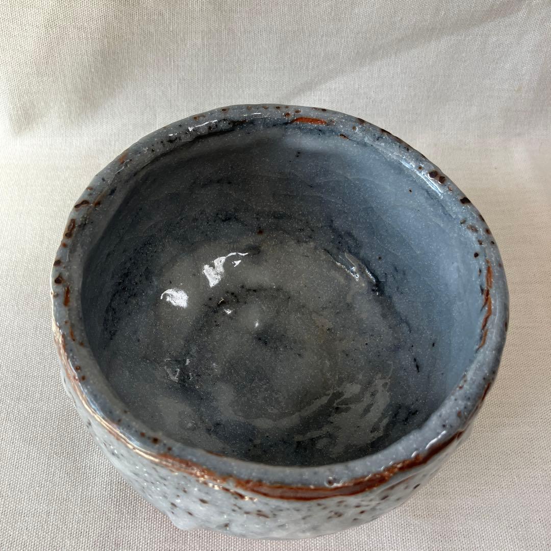 林亮次　鼠志野　荘山窯　茶碗　抹茶椀　茶道具　ヴィンテージ　美濃焼　岐阜県岐阜市