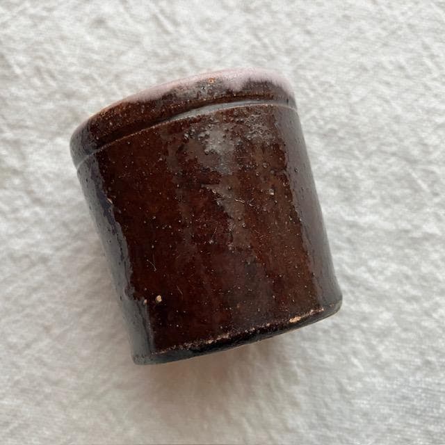 希少19世紀キュノワール酒器ぐい吞ポットデルフトカフェオレボウルジアンモントロー