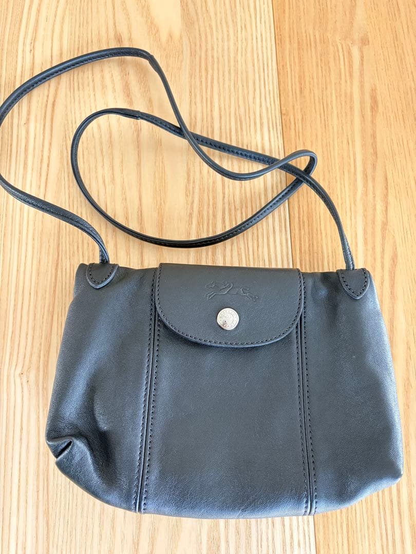 LONGCHAMP ロンシャン ショルダーバッグ ルプリアージュ キュイール