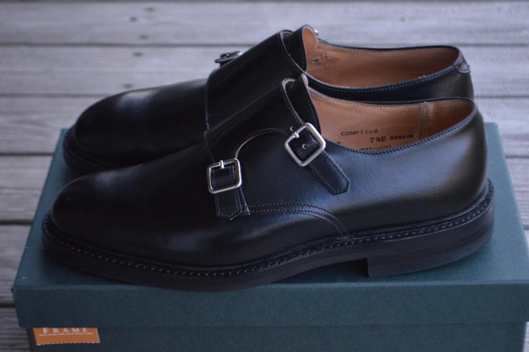 着用数回　CROCKETT＆JONES　COMPTON2　7.5E　ブラック