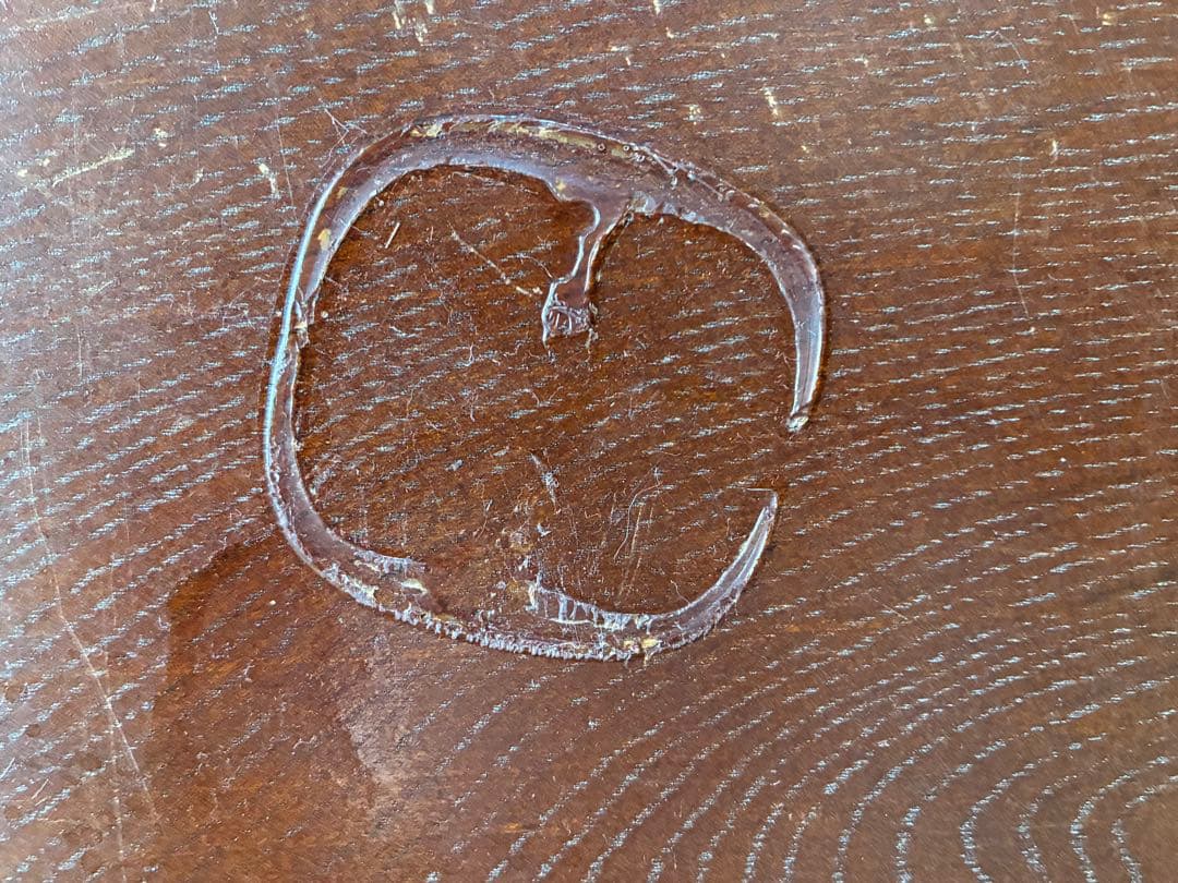 木製 長火鉢 引き出し収納付き 囲炉裏 昭和レトロ 古道具 アンティーク