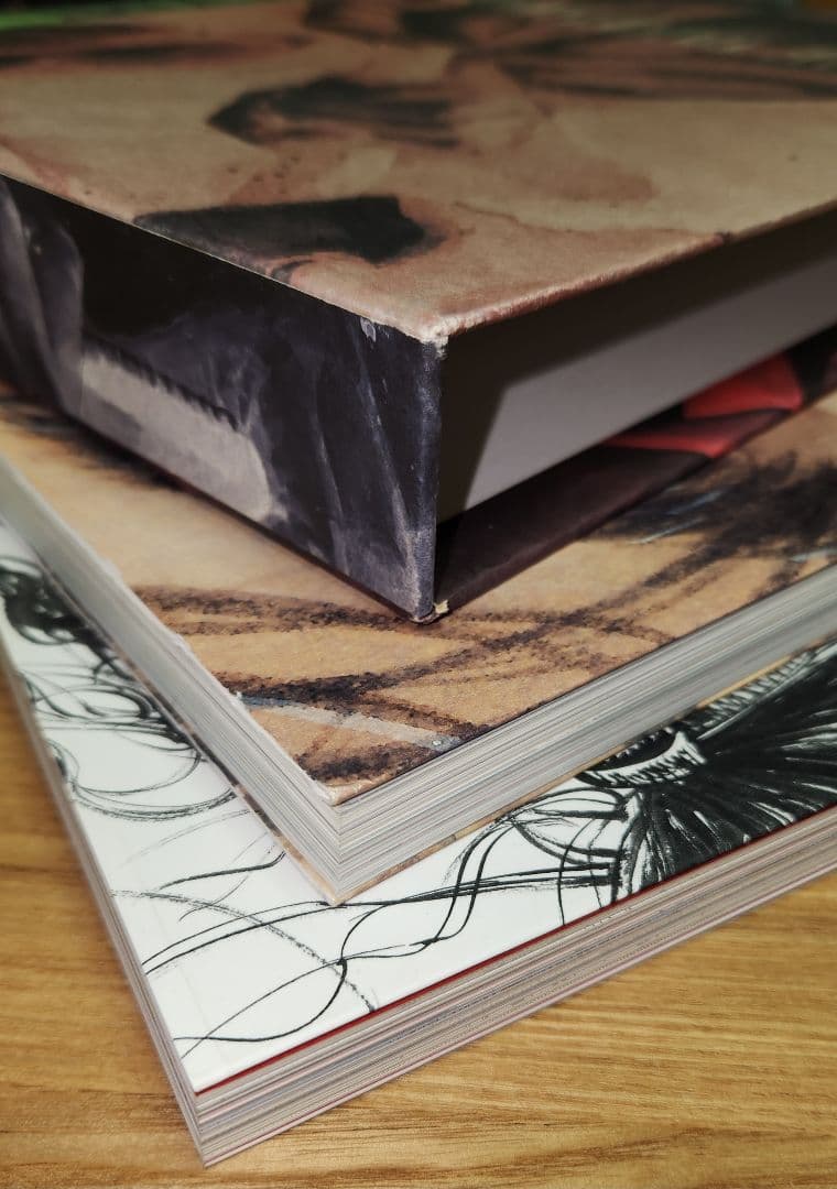 【初版】バガボンド画集『WATER』『墨』 2冊箱入りセット ポストカード付