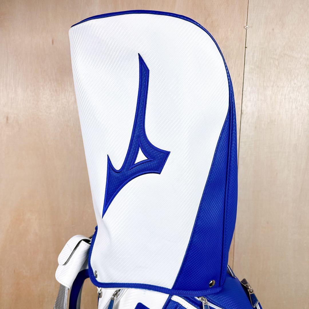 ★美品 MIZUNO キャディバッグ 9.5型 アスリートツアーレプリカ 美津濃